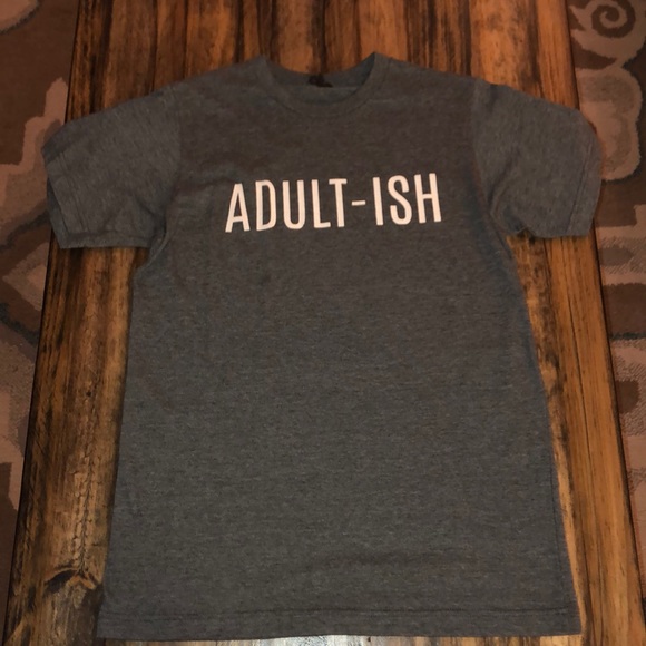 Dark grey “adult-ish” tee shirt - Picture 2 of 3
